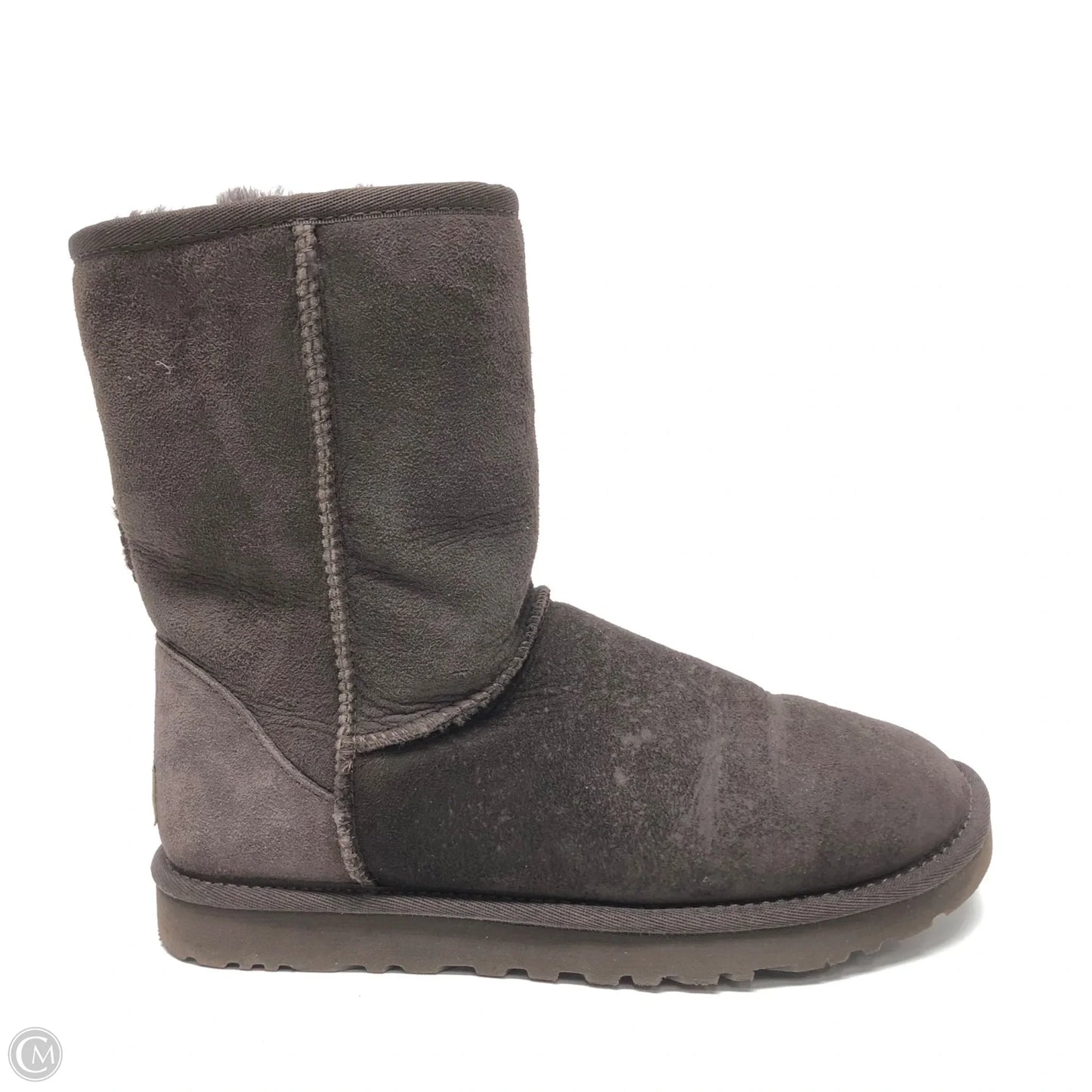 Boots Designer By Ugg In Brown, Size: 7