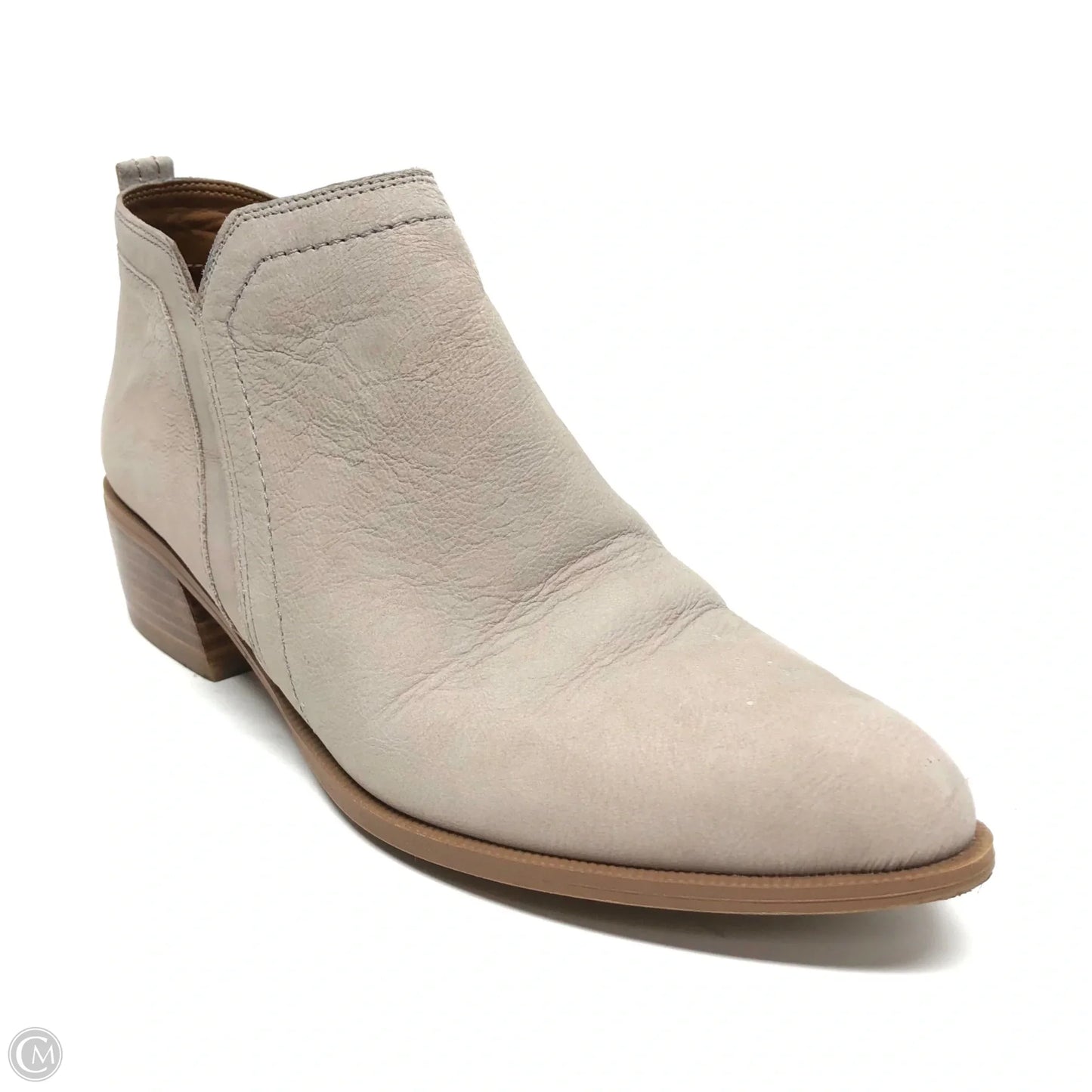 Boots Ankle Heels By Franco Sarto In Grey, Size: 8