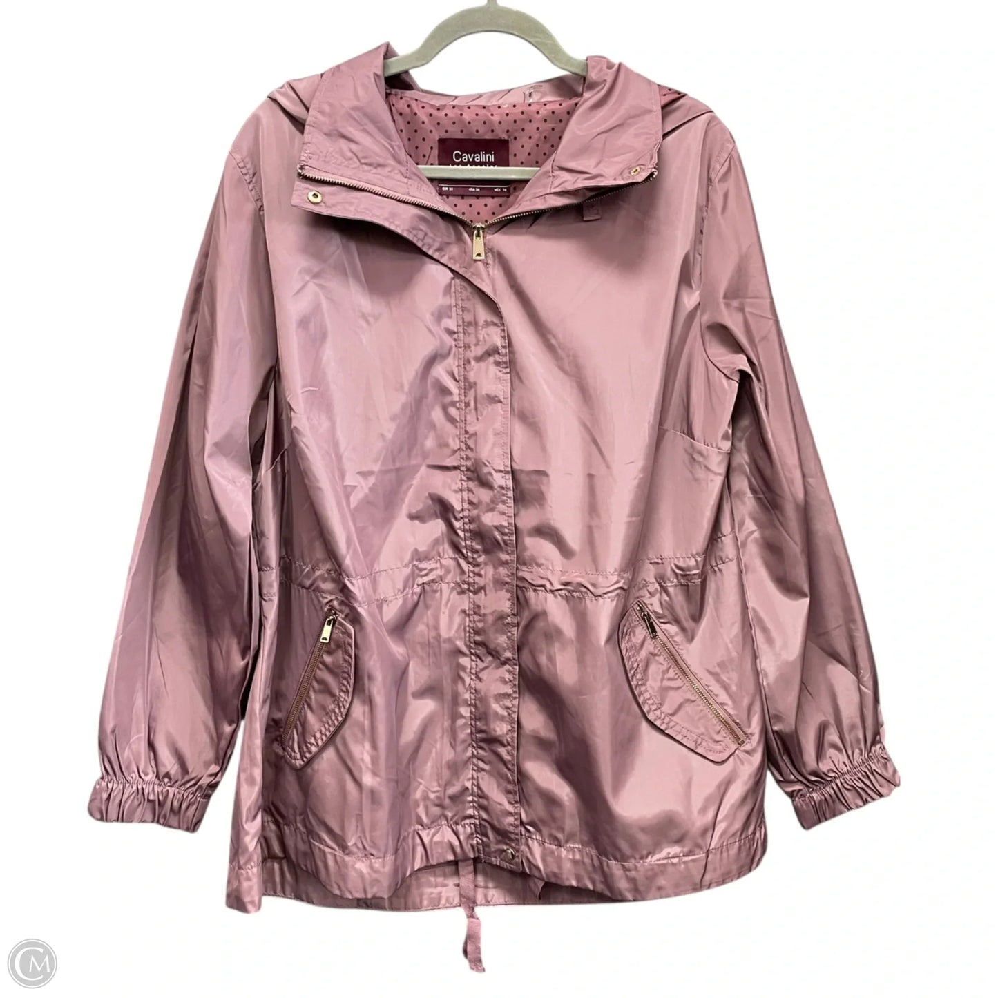 Jacket Windbreaker By Clothes Mentor In Purple, Size: 3x