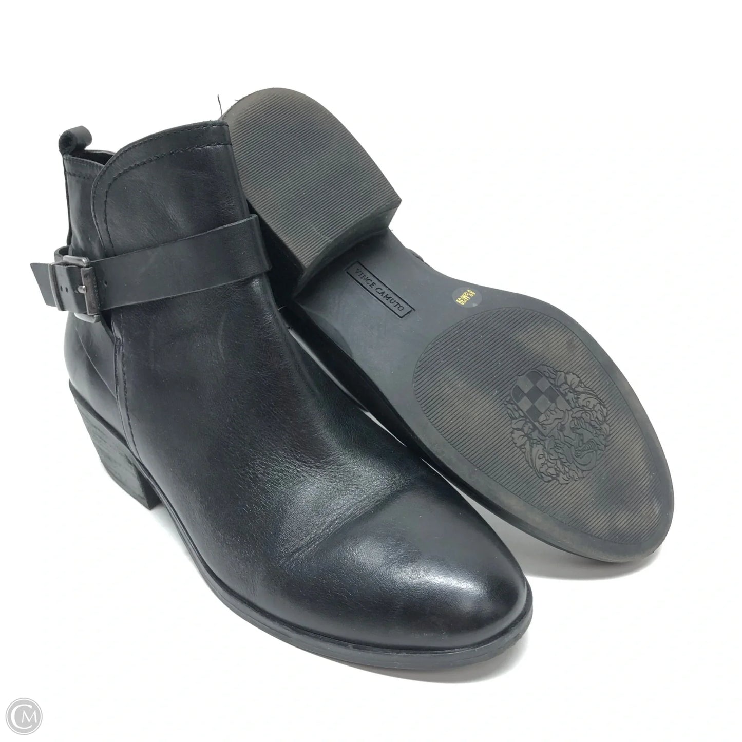 Boots Ankle Heels By Vince Camuto In Black, Size: 8.5