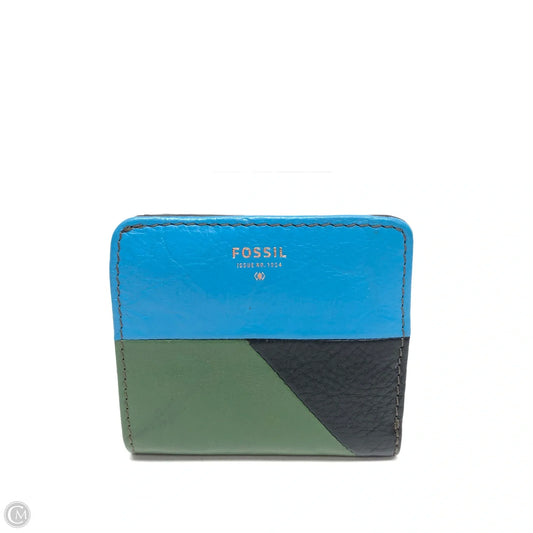 Wallet Leather By Fossil, Size: Small