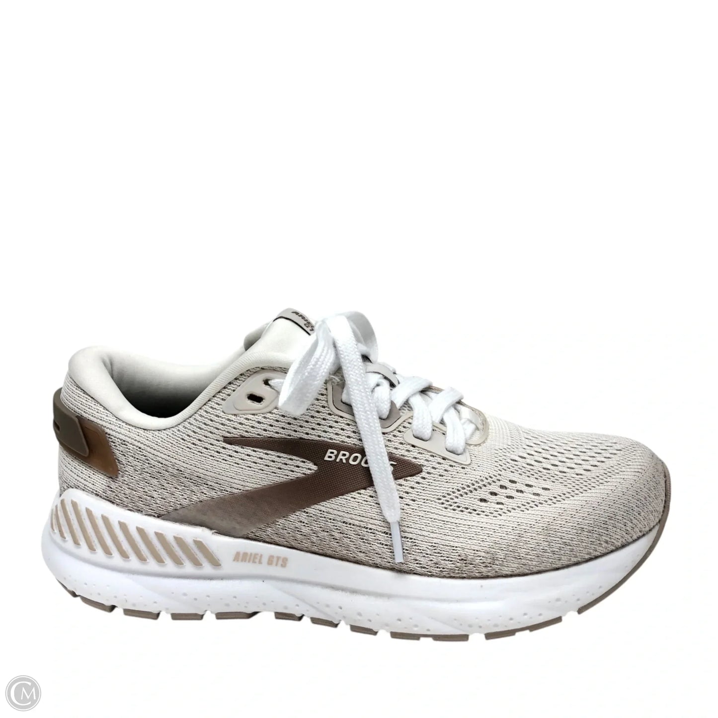 Shoes Athletic By Brooks In Cream, Size: 7