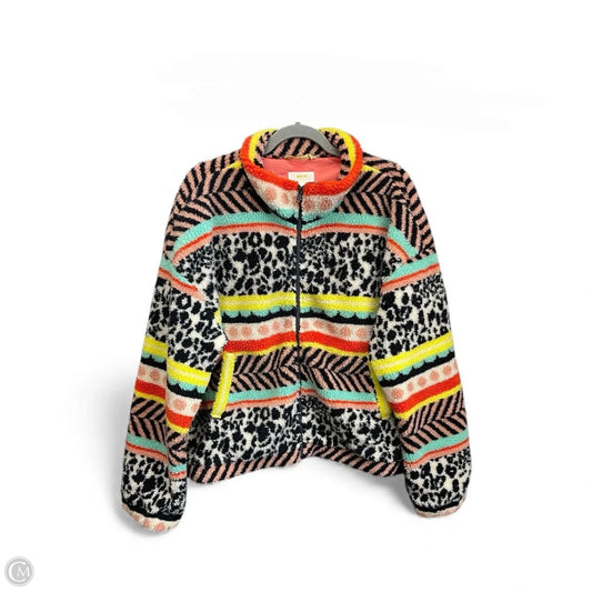 Jacket Faux Fur & Sherpa By Maeve In Multi-colored, Size: L