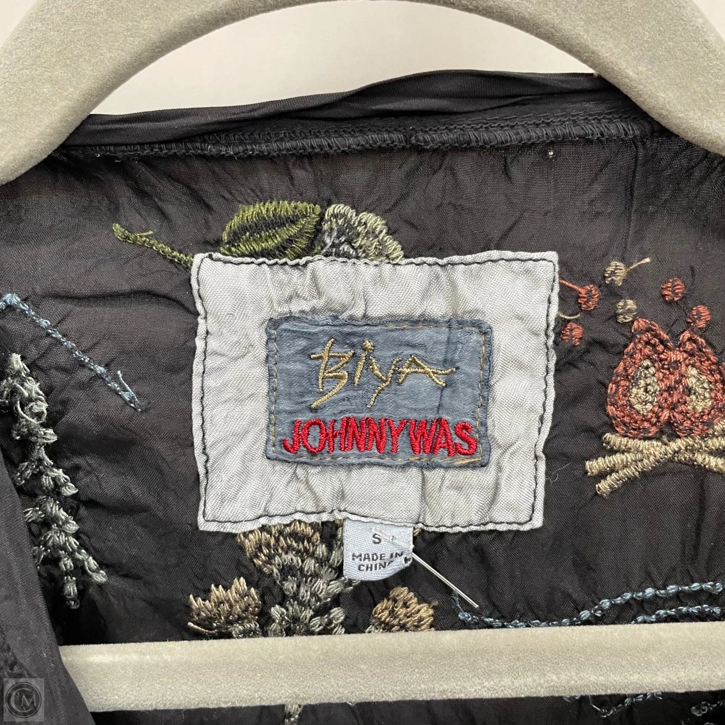 Top Long Sleeve By Johnny Was In Black, Size: S