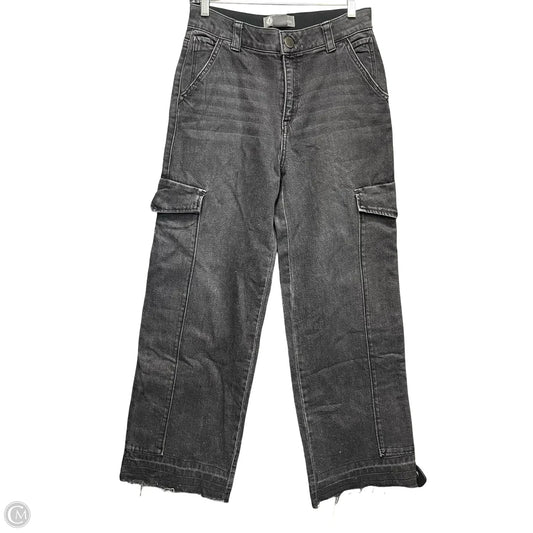 Jeans Wide Leg By Democracy In Black Denim, Size: 6