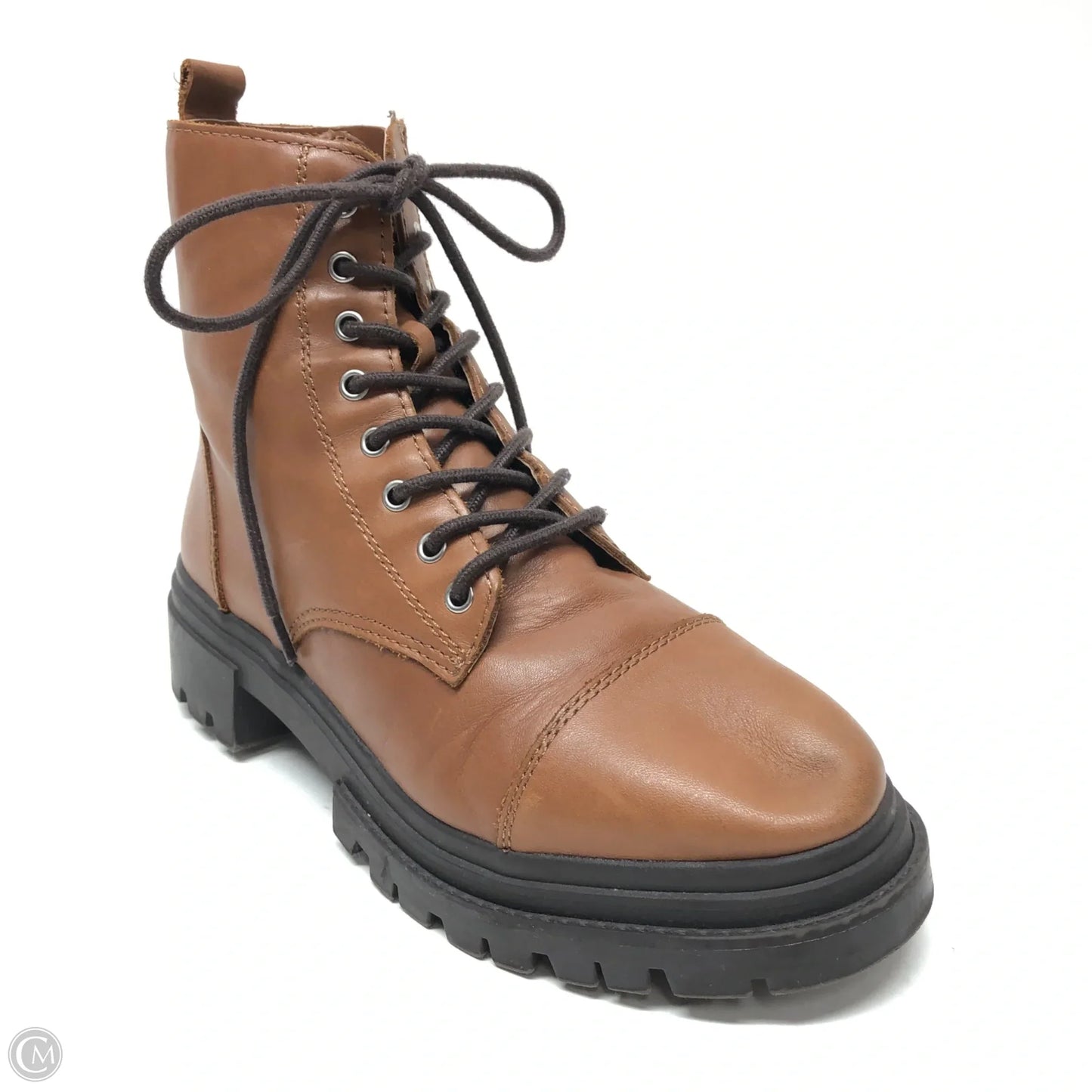 Boots Leather By Aldo In Brown, Size: 9
