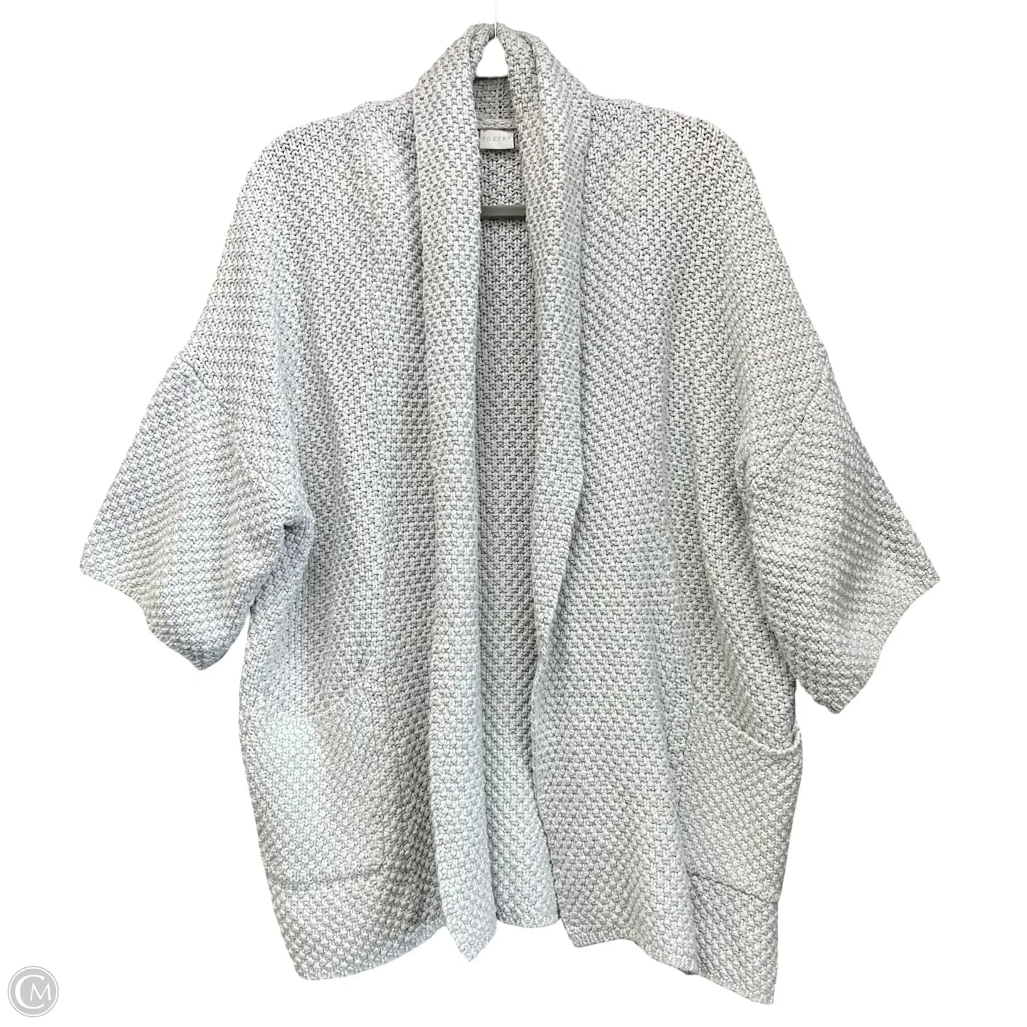 Sweater Cardigan By Poetry In Grey, Size: Xs