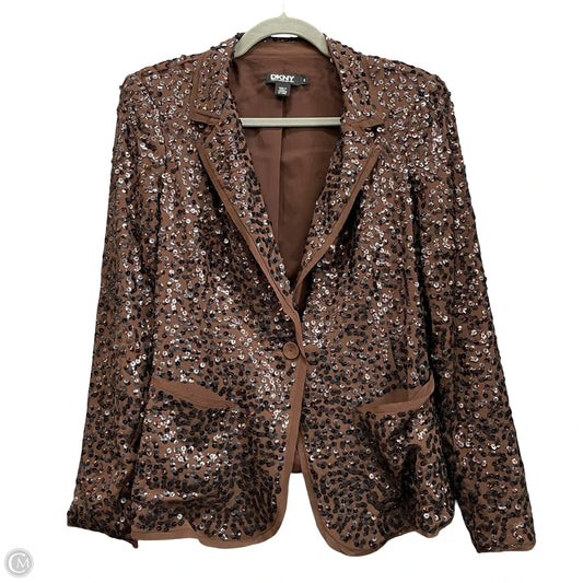 Blazer By Dkny In Brown, Size: 6