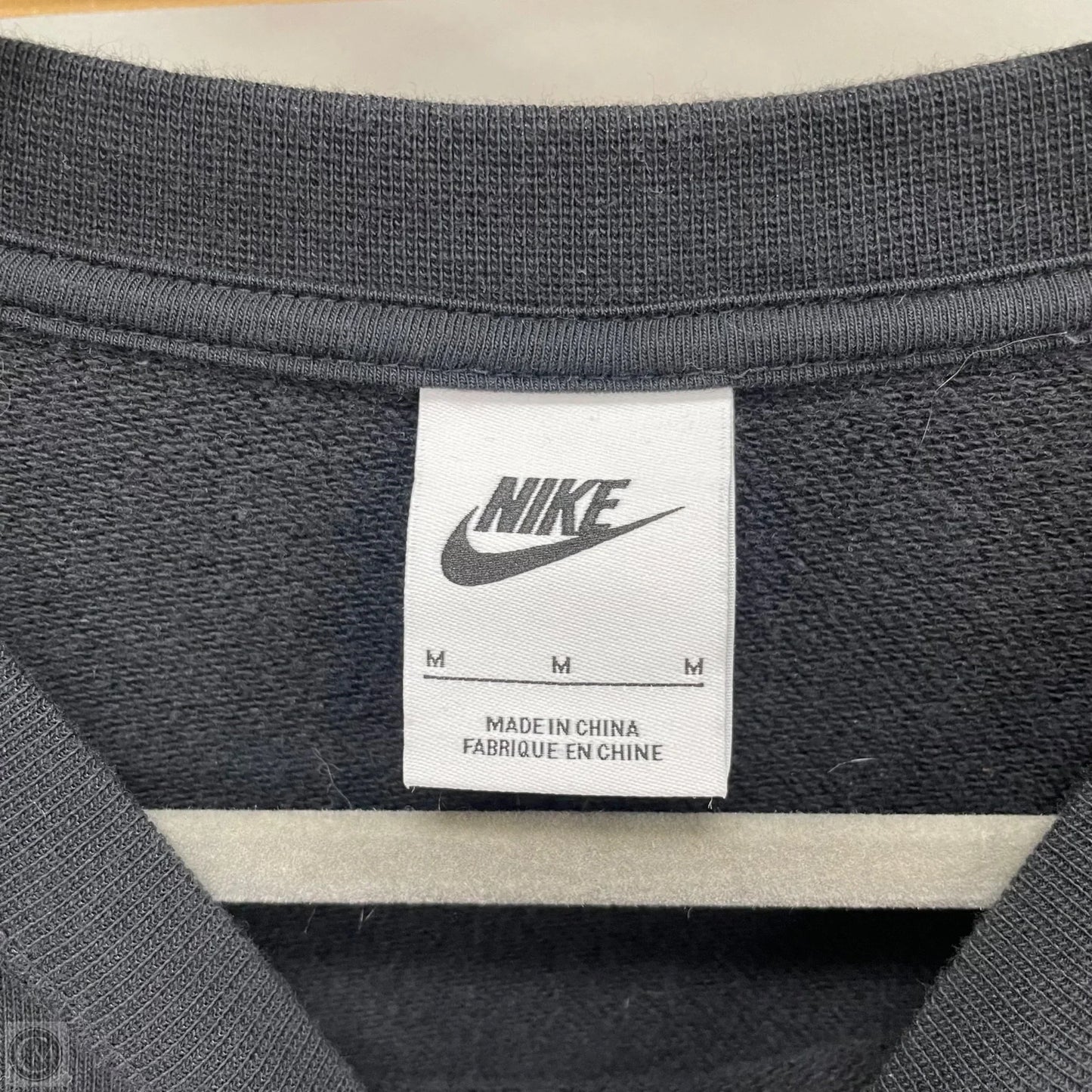 Sweatshirt Crewneck By Nike Apparel In Black, Size: M