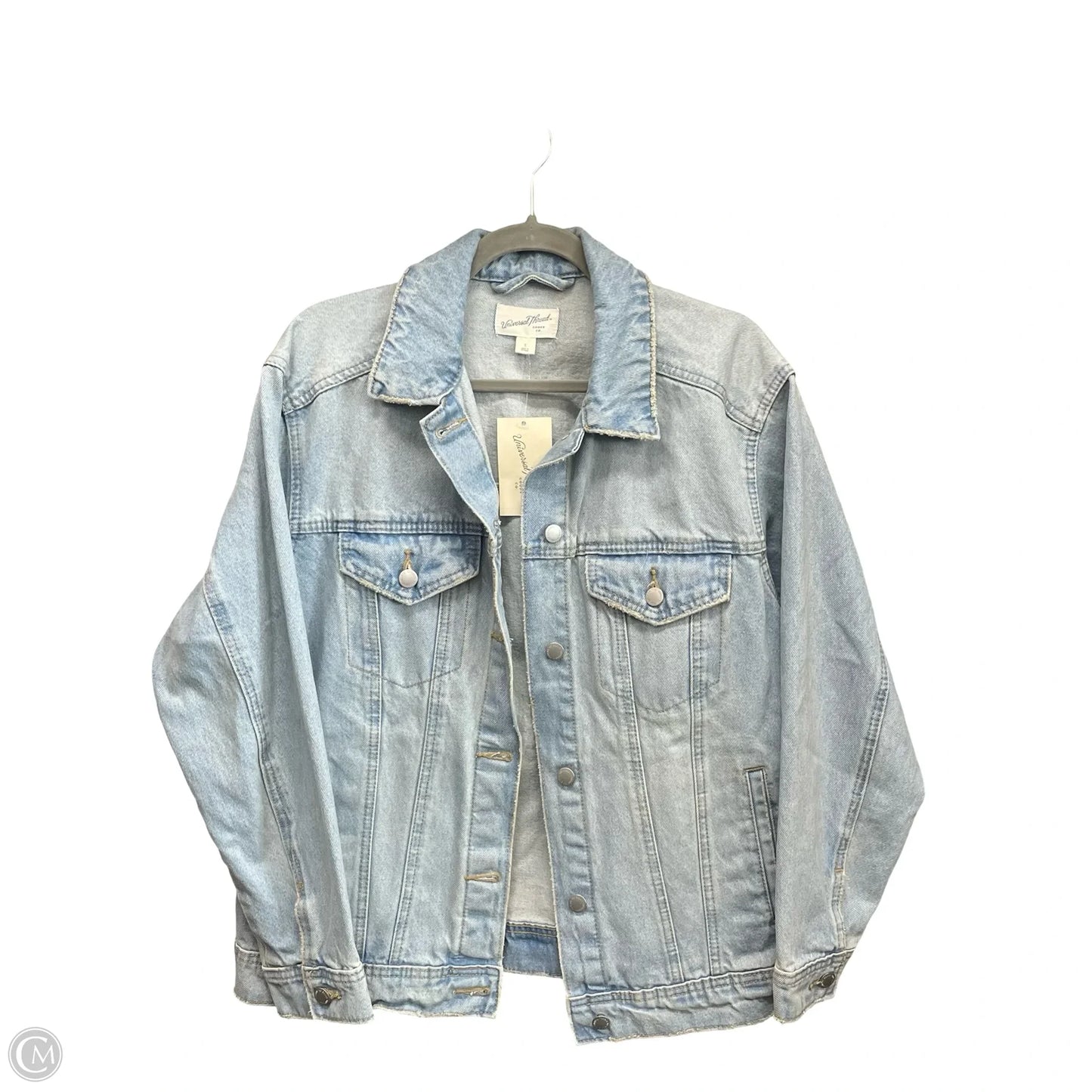 Jacket Denim By Universal Thread In Blue Denim, Size: S