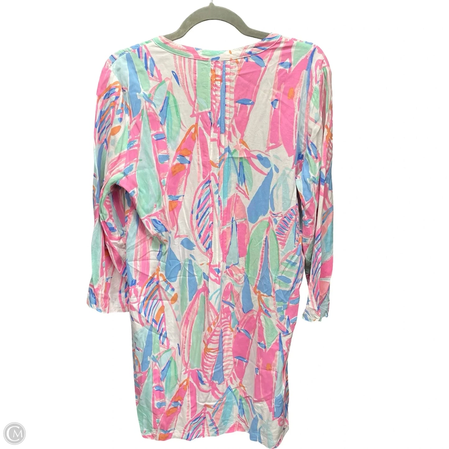 Dress Designer By Lilly Pulitzer In Blue & Pink, Size: L