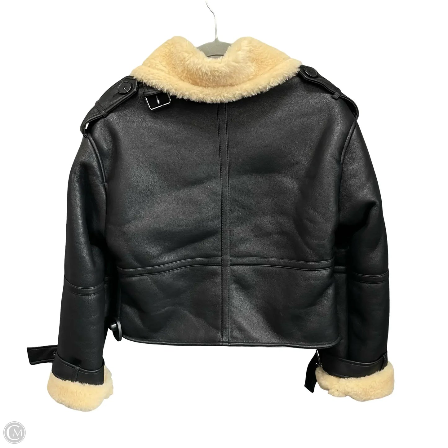 Jacket Other By Top Shop In Black & Cream, Size: Xs