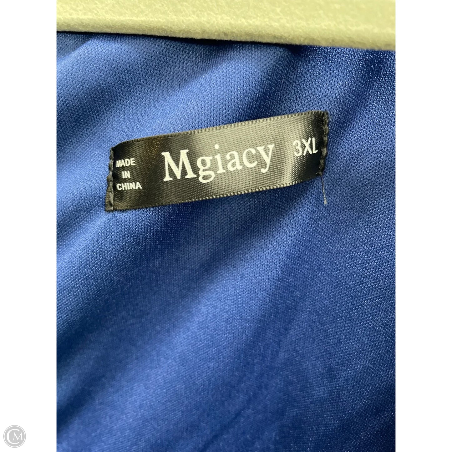 Dress Party Long By Clothes Mentor In Blue, Size: 3x