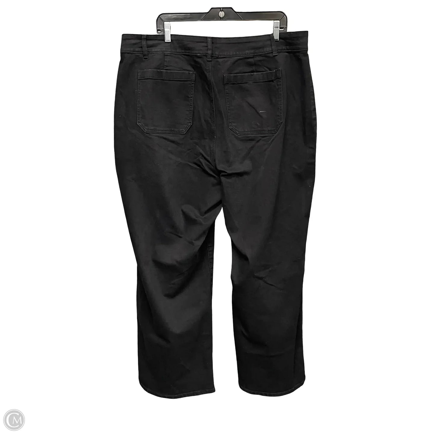 Jeans Straight By Nurture In Black Denim, Size: 20