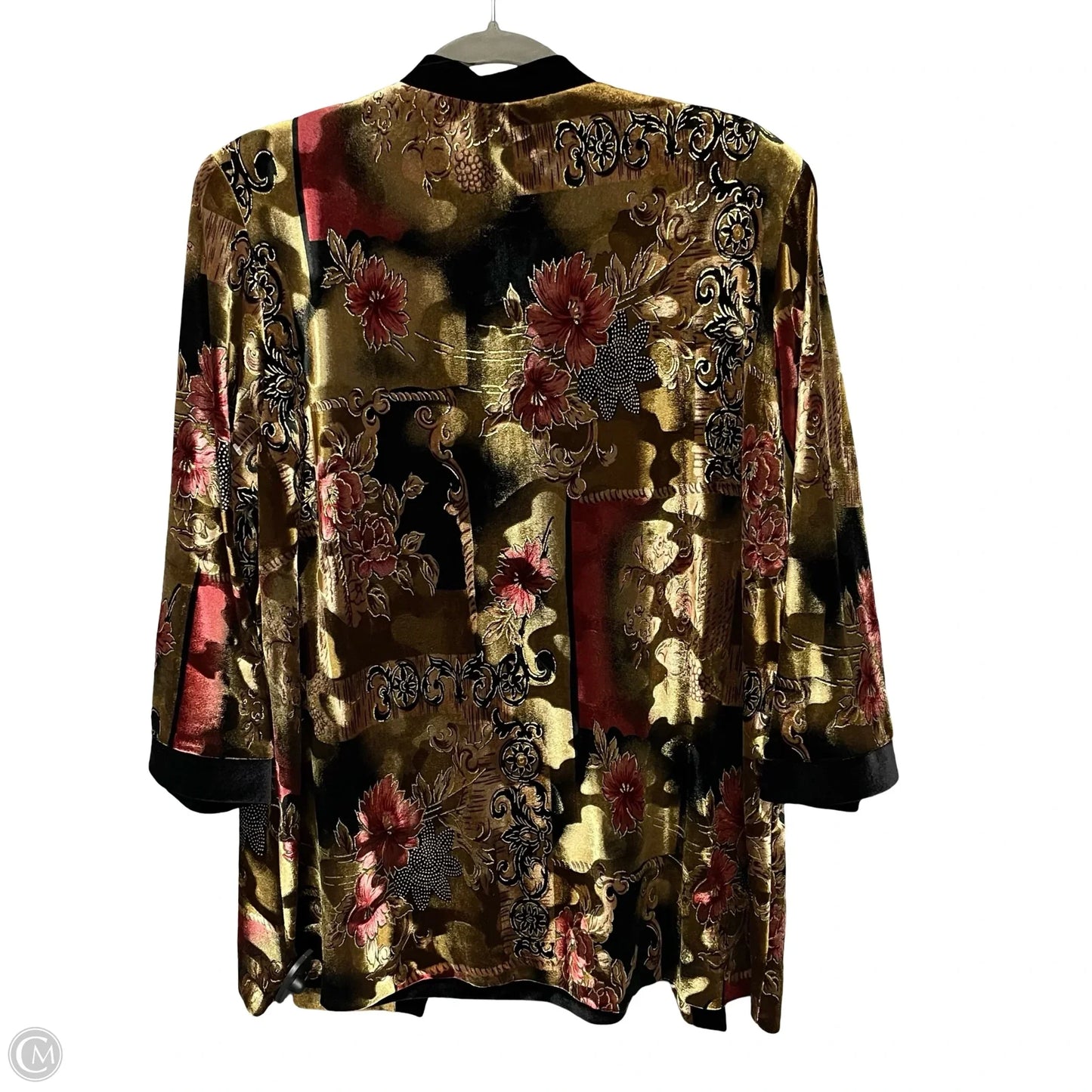 Jacket Other By R And M Richards In Black & Brown, Size: Xl