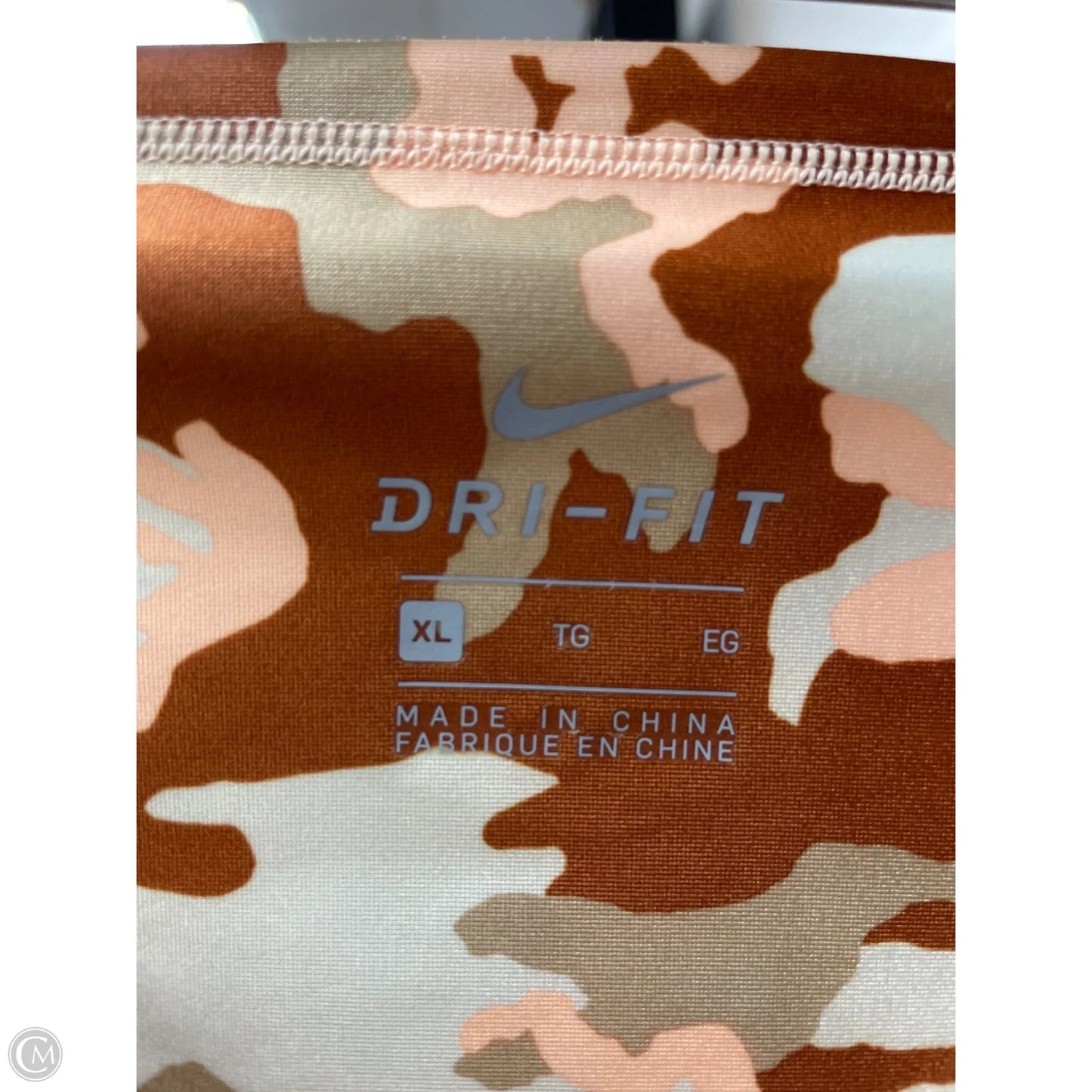 Athletic Leggings By Nike Apparel In Orange, Size: Xl