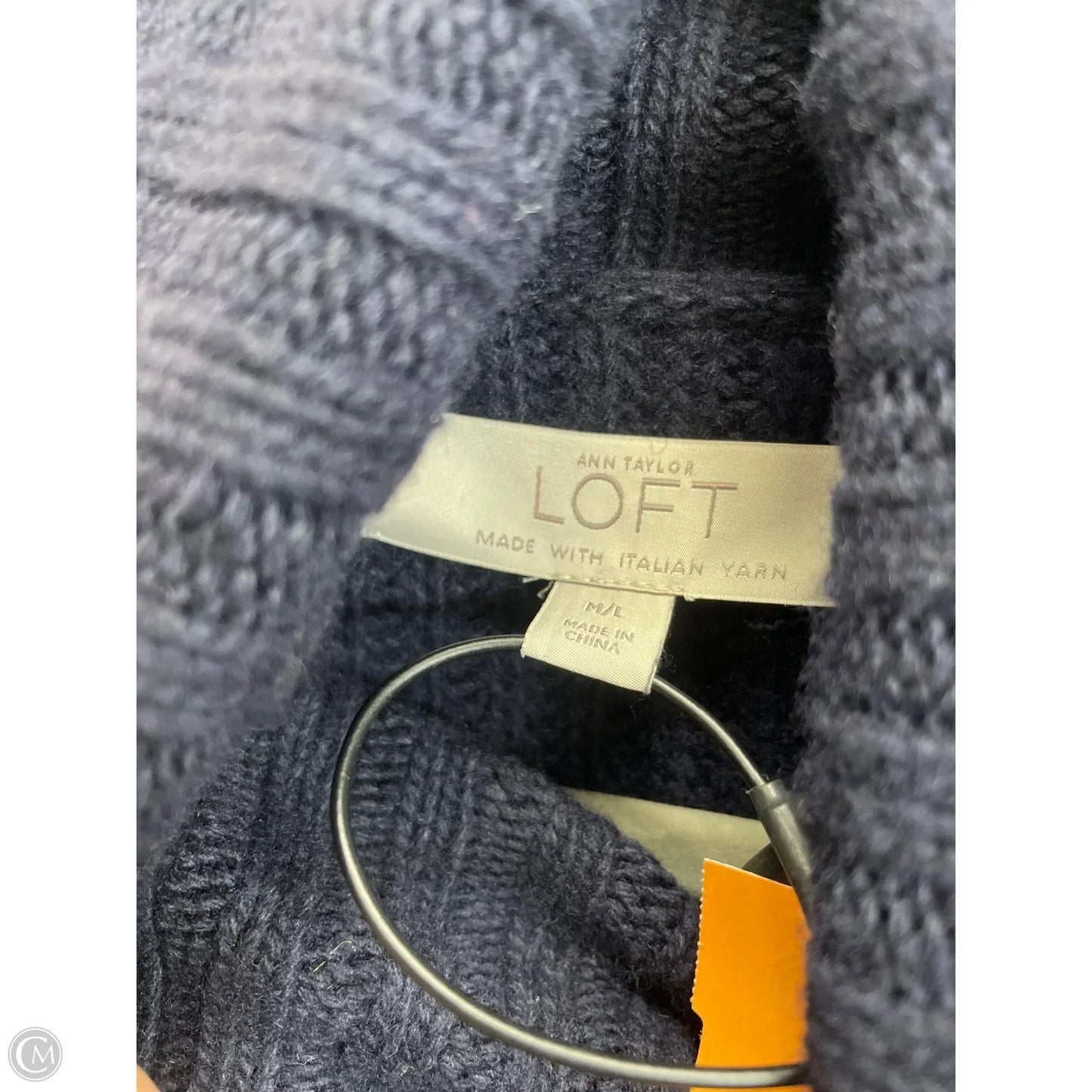 Shawl By Loft In Navy, Size: L