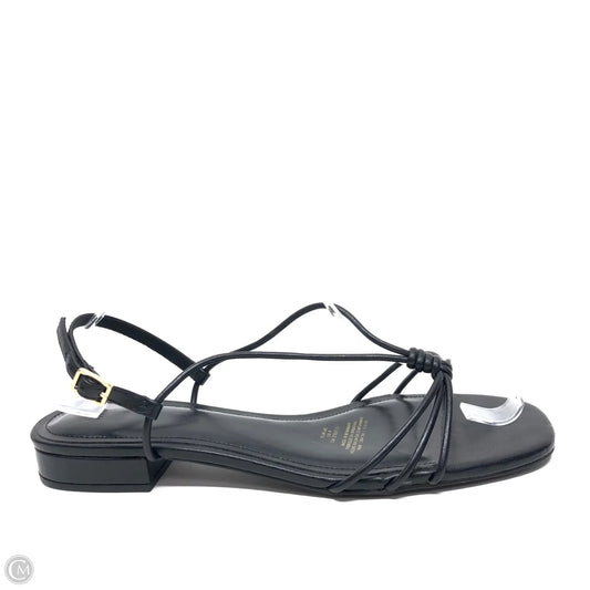 Sandals Flats By H&m In Black, Size: 9