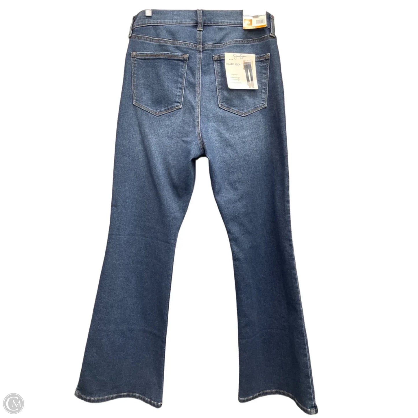 Jeans Flared By Jessica Simpson In Blue Denim, Size: 12
