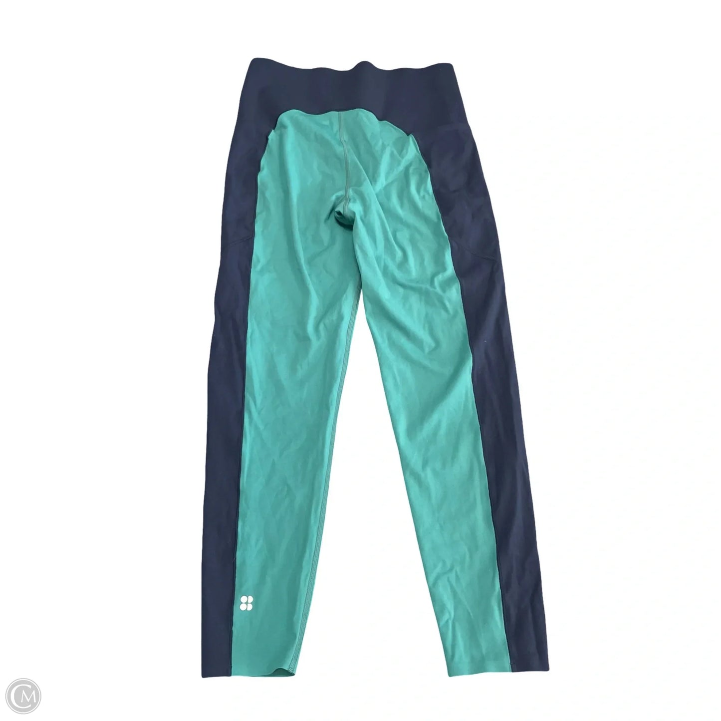 Athletic Leggings By Sweaty Betty In Blue & Green, Size: 8