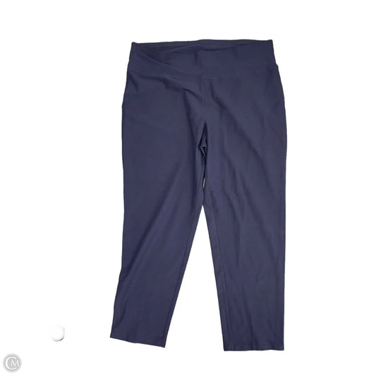 Pants Leggings By Eileen Fisher In Navy, Size: 1x