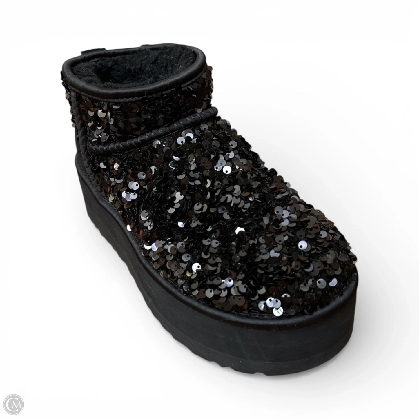 Boots Ankle Heels By Ugg In Black, Size: 7