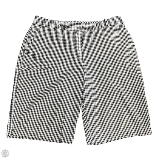Shorts By Talbots In Black & White, Size: 6p