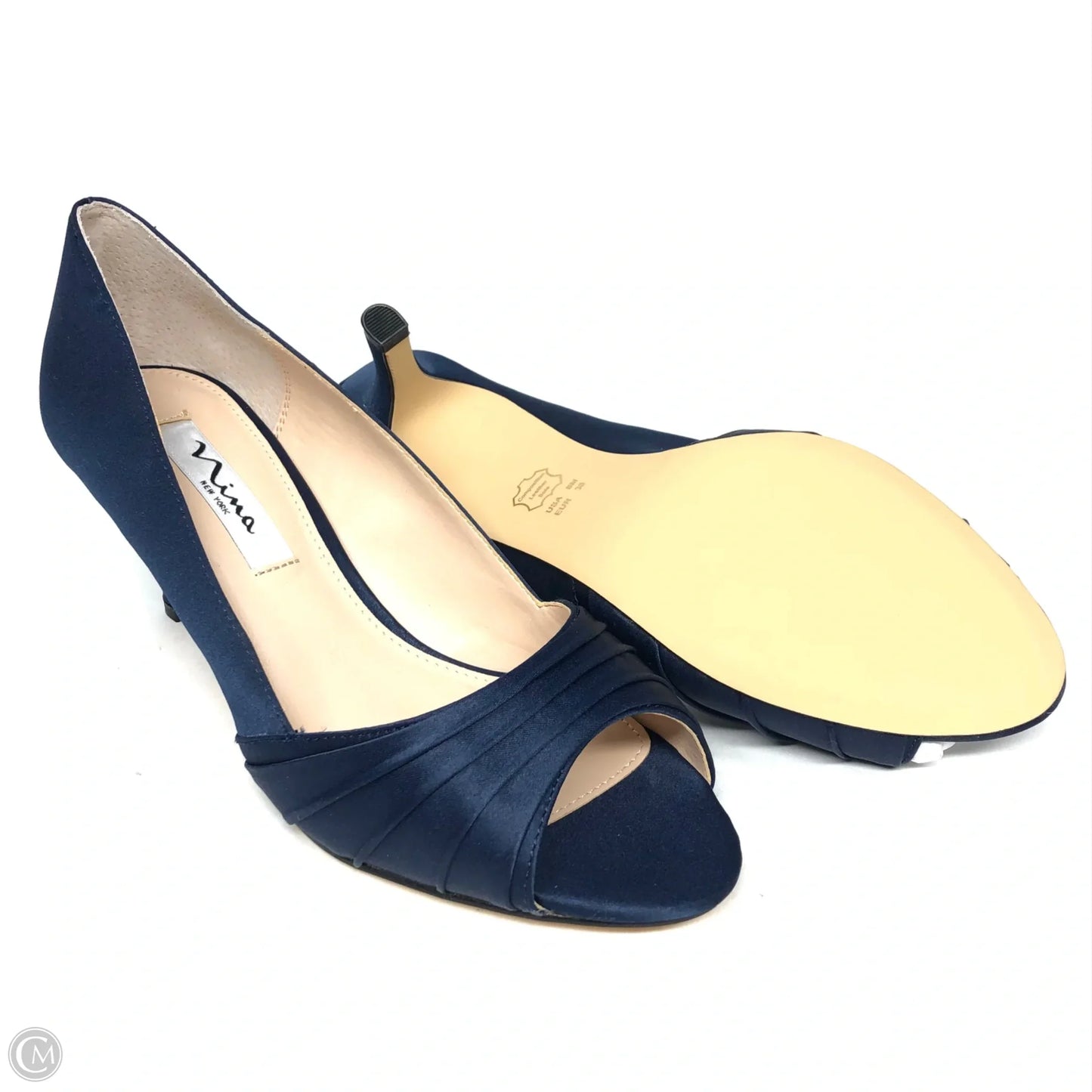 Shoes Heels Kitten By Nina In Navy, Size: 8