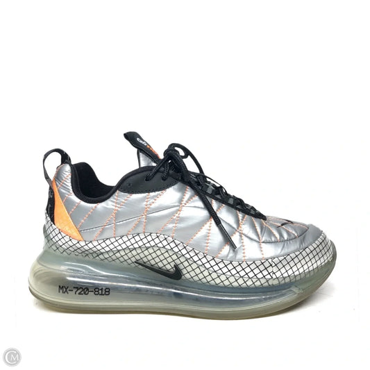 Shoes Sneakers By Nike In Silver, Size: 6.5