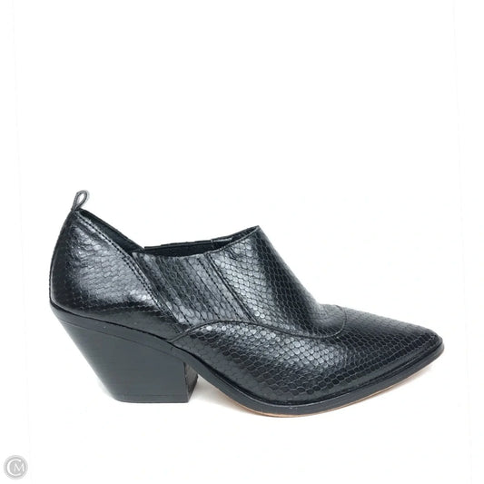 Boots Ankle Heels By Vince Camuto In Black, Size: 6