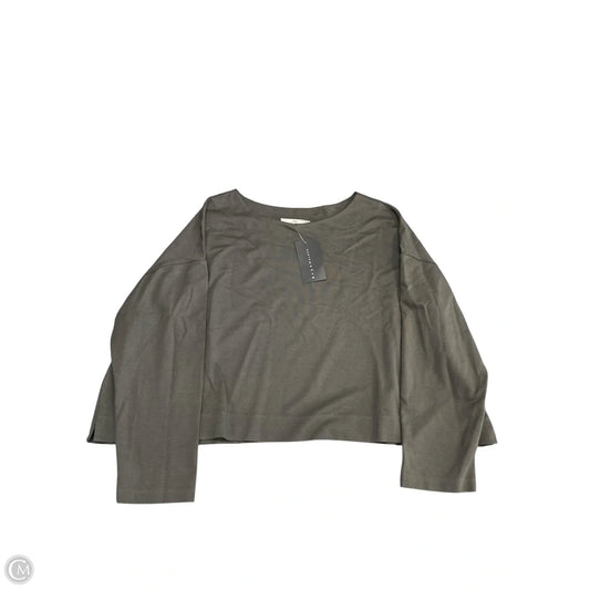 Top Long Sleeve By Bryn Walker In Grey, Size: Xl