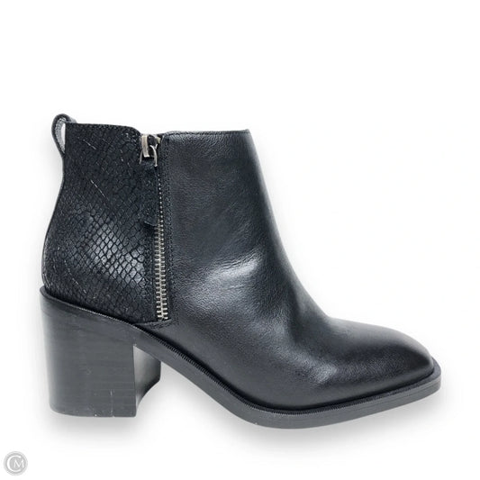 Boots Ankle Heels By Crown Vintage In Black, Size: 6.5