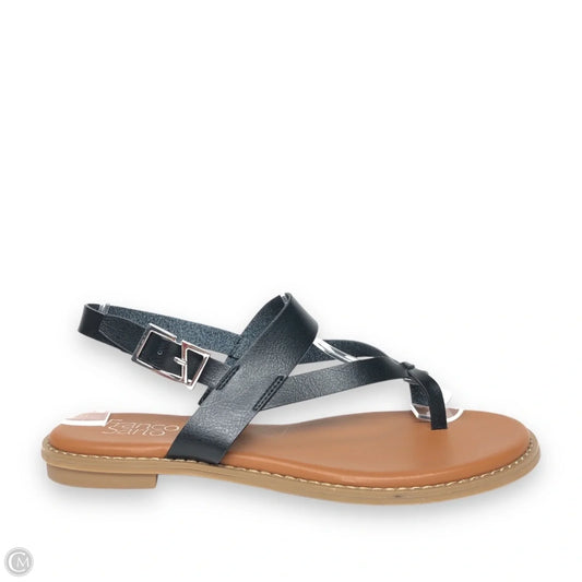Sandals Flats By Franco Sarto In Black, Size: 8.5