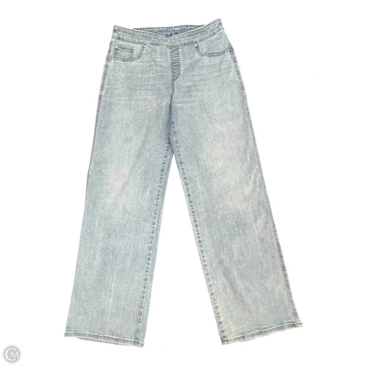 Jeans Wide Leg By Chicos In Blue Denim, Size: 10