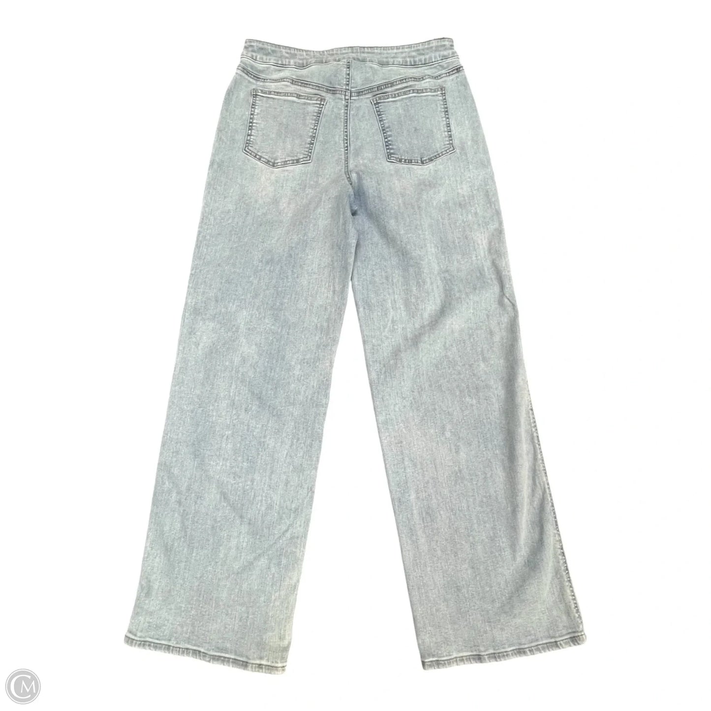 Jeans Wide Leg By Chicos In Blue Denim, Size: 10