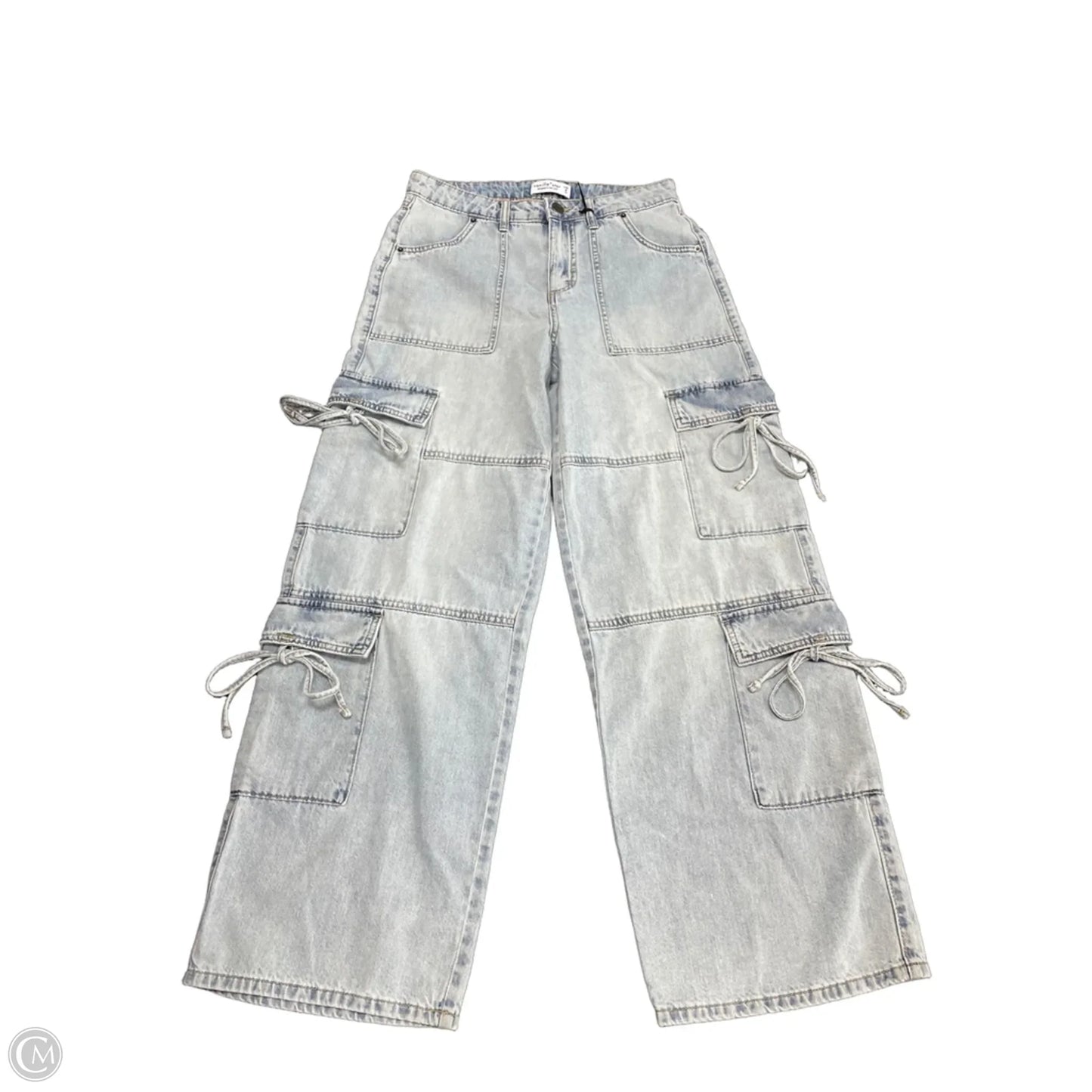 Jeans Wide Leg By Vanilla Star In Blue Denim, Size: 10