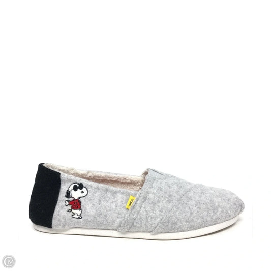 Shoes Flats By Toms In Grey, Size: 10