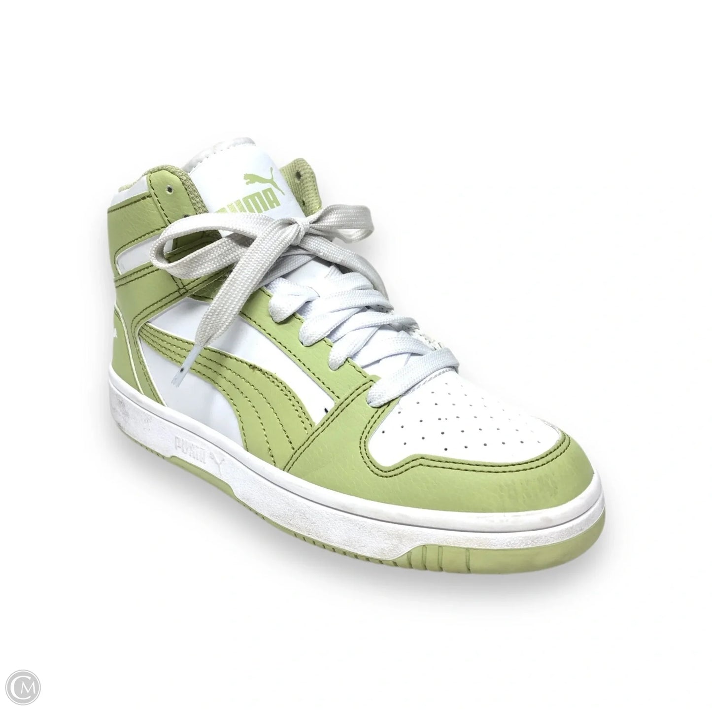 Shoes Sneakers By Puma In Green, Size: 7