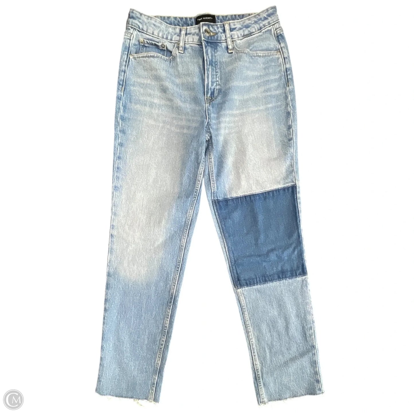 Jeans Straight By Free Assembly In Blue Denim, Size: 6