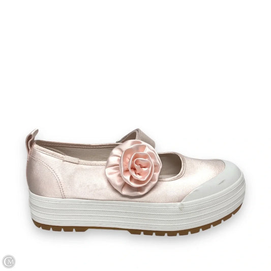 Shoes Sneakers Platform By Keds In Pink & White, Size: 7.5