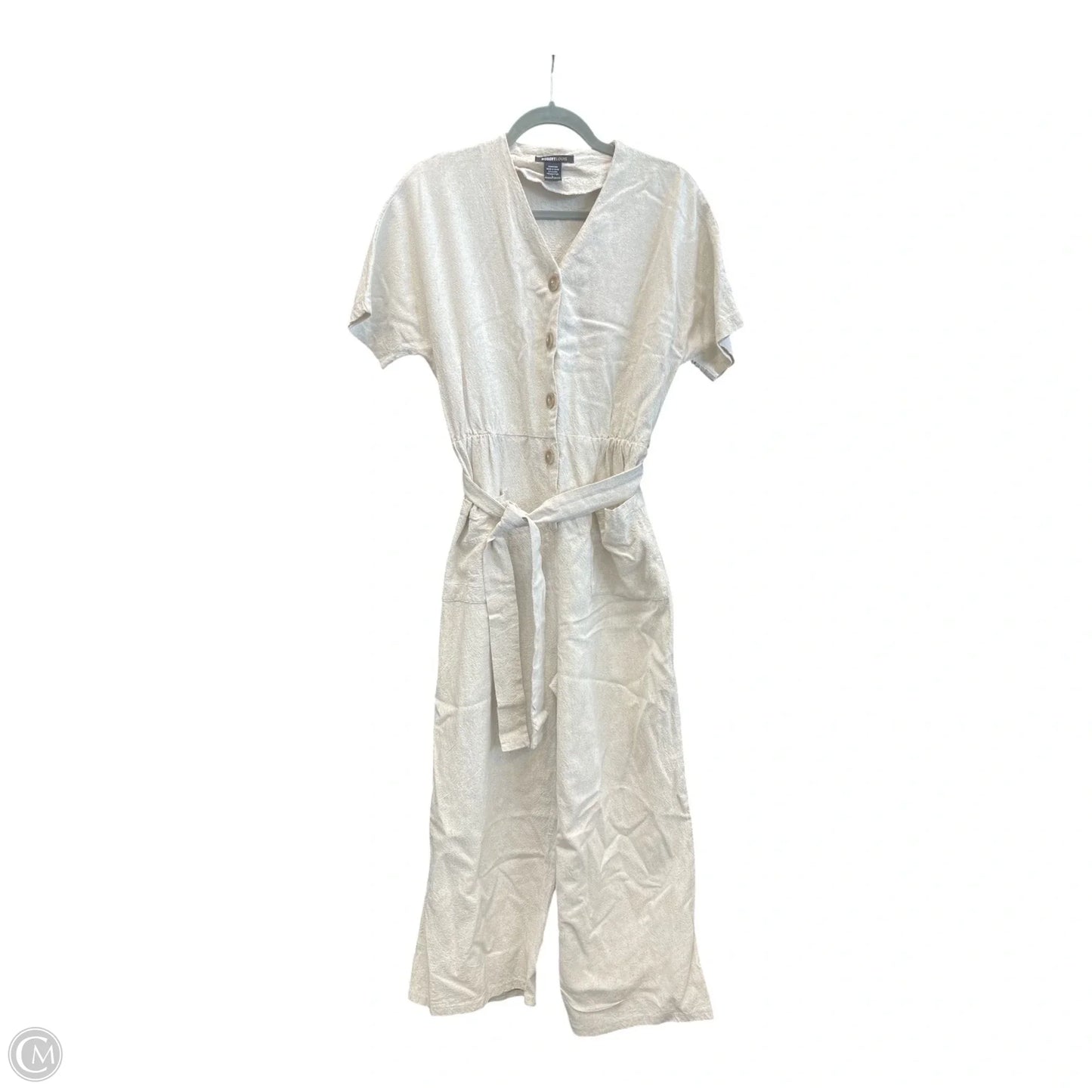 Jumpsuit By Robert Louis In Cream, Size: L