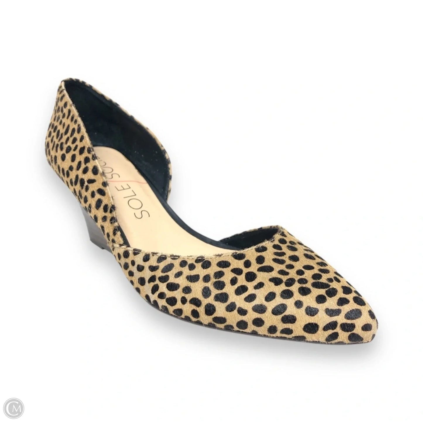 Shoes Heels Wedge By Sole Society In Animal Print, Size: 8.5