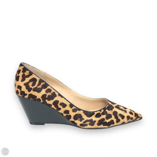 Shoes Heels Wedge By Franco Sarto In Animal Print, Size: 8.5