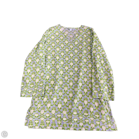 Tunic Long Sleeve By Cmc In Green, Size: M