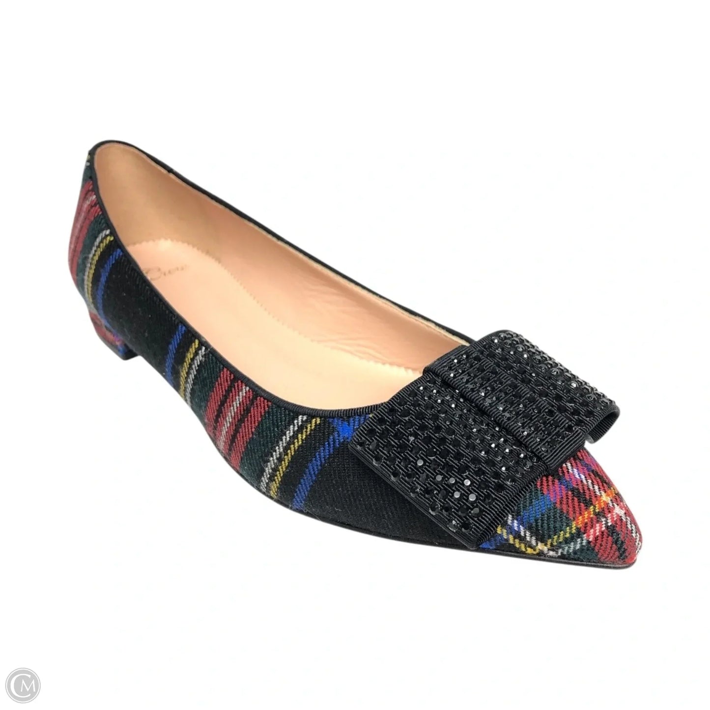 Shoes Flats By J. Crew In Plaid Pattern, Size: 6