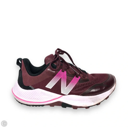 Shoes Athletic By New Balance In Maroon, Size: 6.5