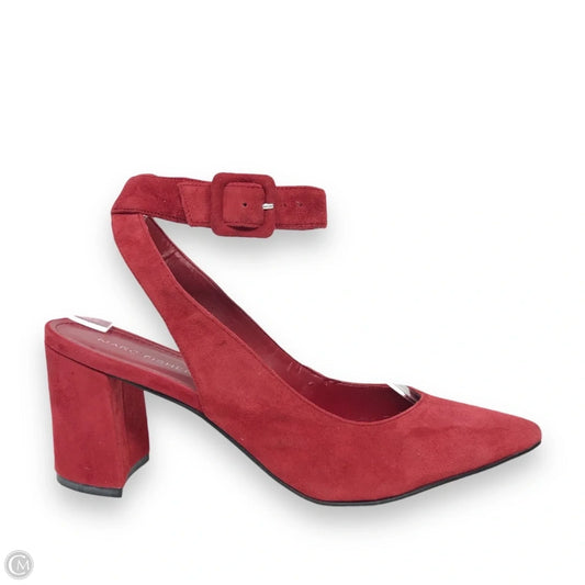 Shoes Heels Block By Marc Fisher In Red, Size: 9.5