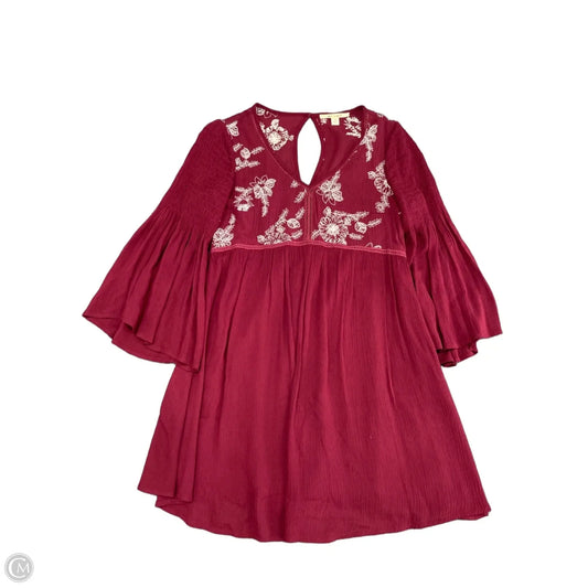 Dress Casual Short By Miami In Maroon, Size: Xs