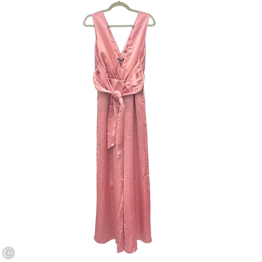 Jumpsuit By Express In Pink, Size: S