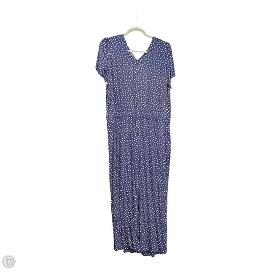 Jumpsuit By Talbots In Navy, Size: 12p